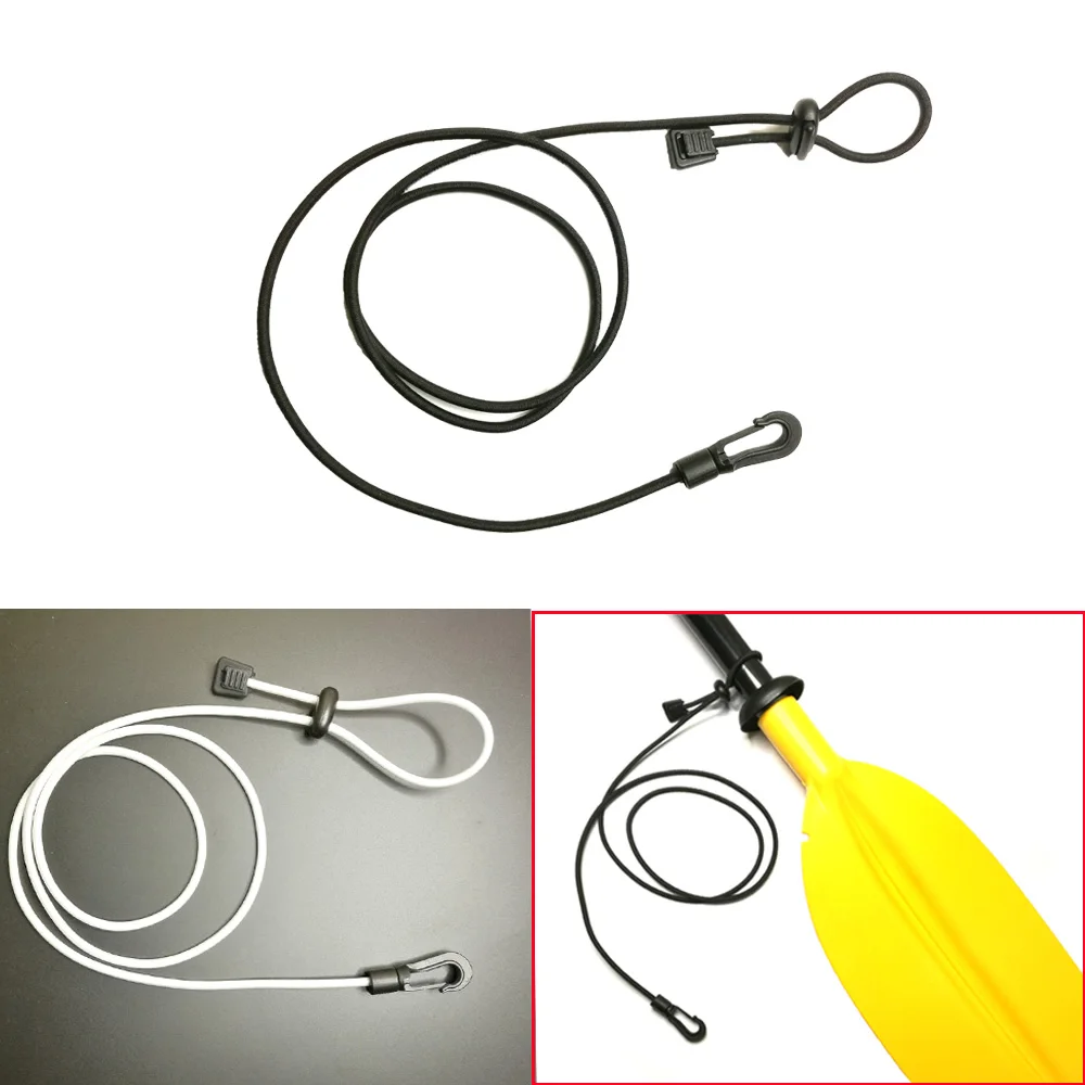Fishing Kayak Storage Bag - 1.2M Canoe Kayak Paddle Leash Clip