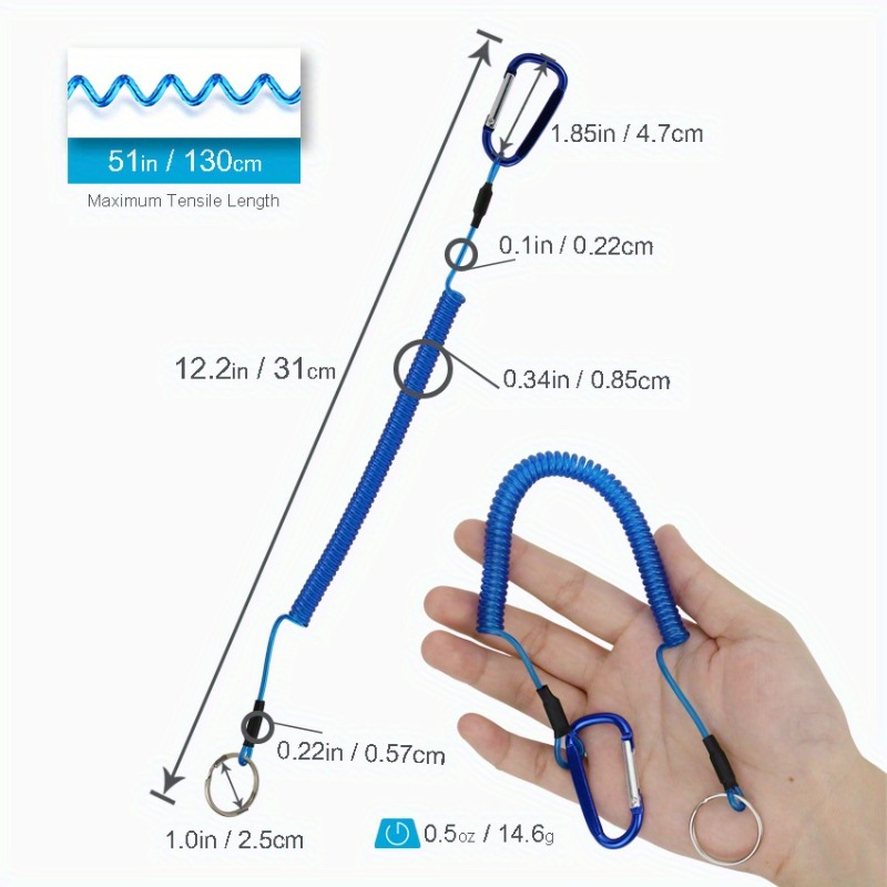 Ackibbik 6pcs Fishing Lanyard  – Fishing Kayak Paddle Leash recenzja i cena