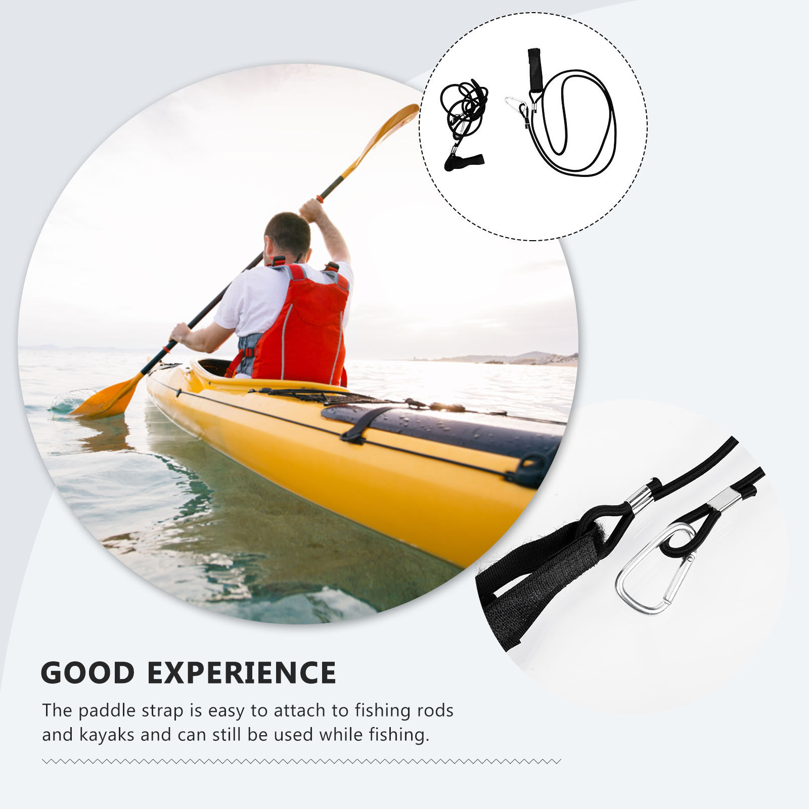 2Pcs Kayak Paddle Tie Leash Hi – Fishing Kayak Paddle Leash recenzja i cena