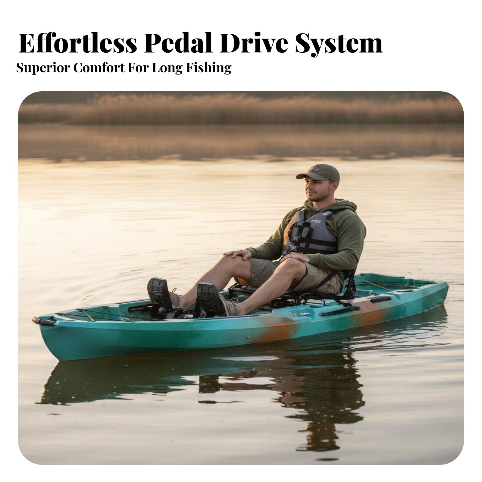 Pedal Drive Fishing Boat Folda – Fishing Kayak Pedal Drive recenzja i cena