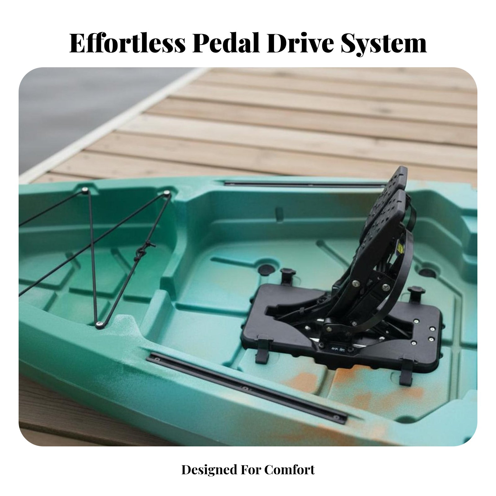Pedal Drive Fishing Boat Folda – Fishing Kayak Pedal Drive recenzja i cena