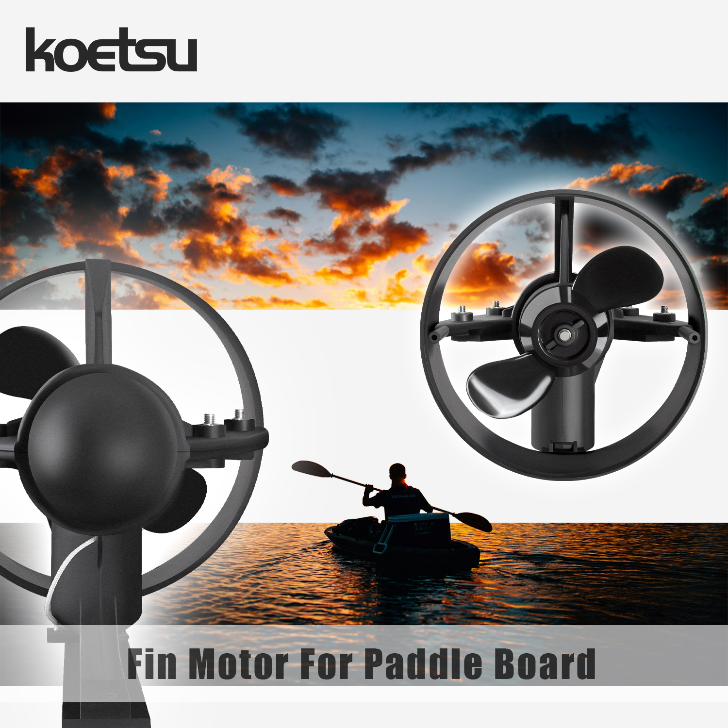 KOETSU paddle board underwater – Fishing Kayak Trolling Motor recenzja i cena