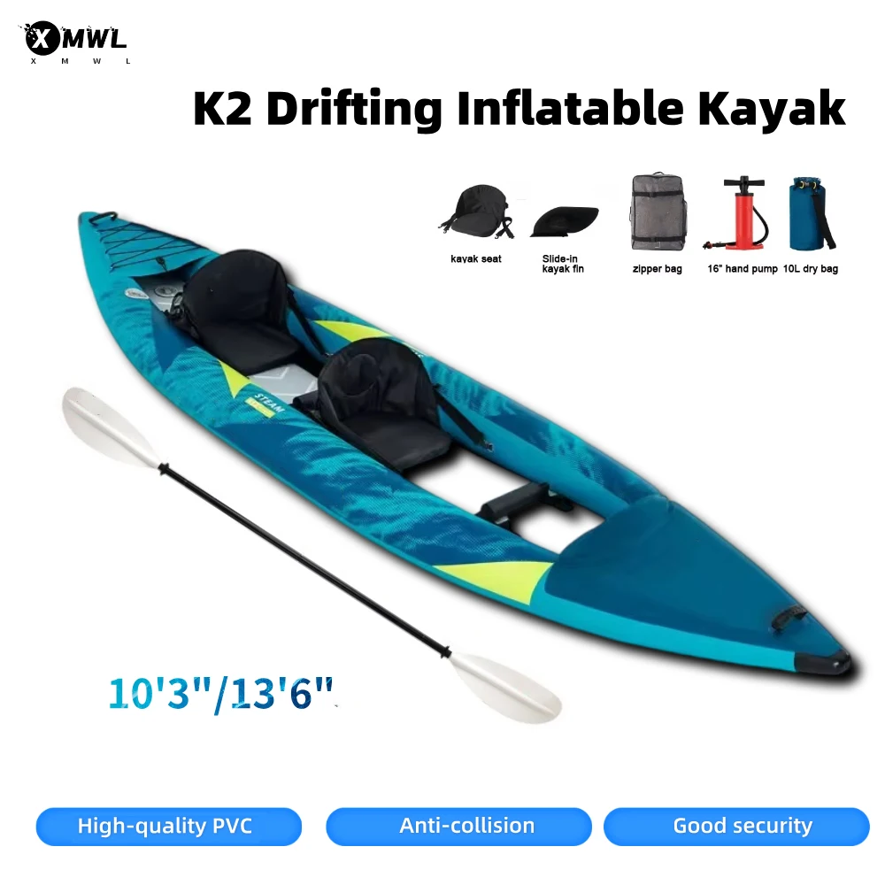 Canoe Kayak Inflatable Boat 1- – Fishing Kayak Seat recenzja i cena