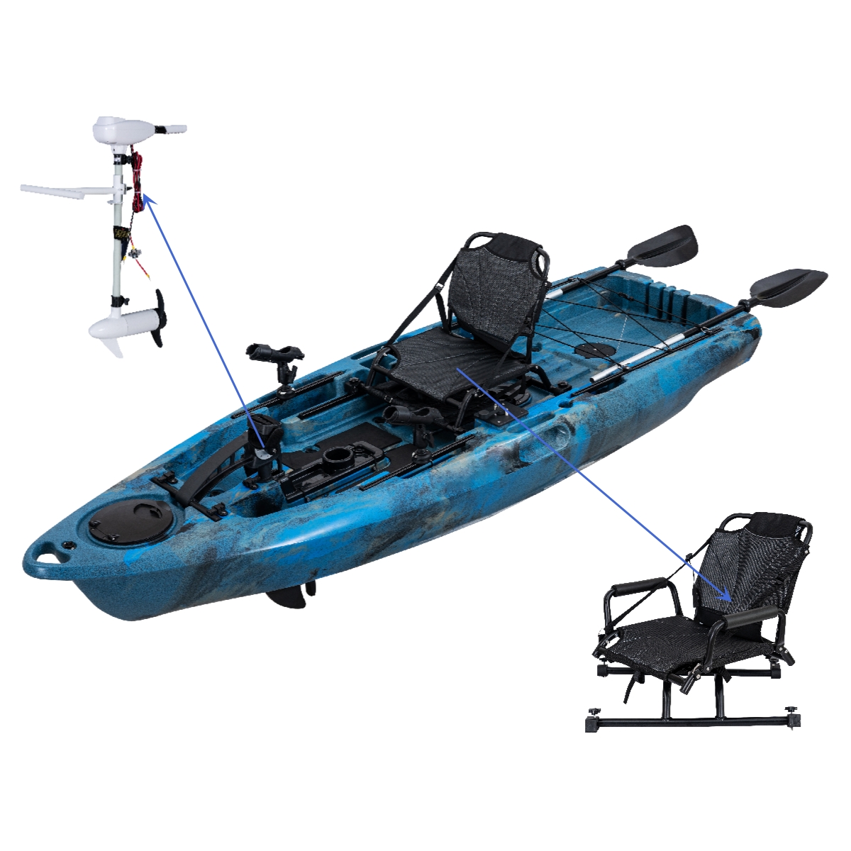 LSF Plastic Rowing Fishing Ele – Fishing Kayak Pedal Drive recenzja i cena