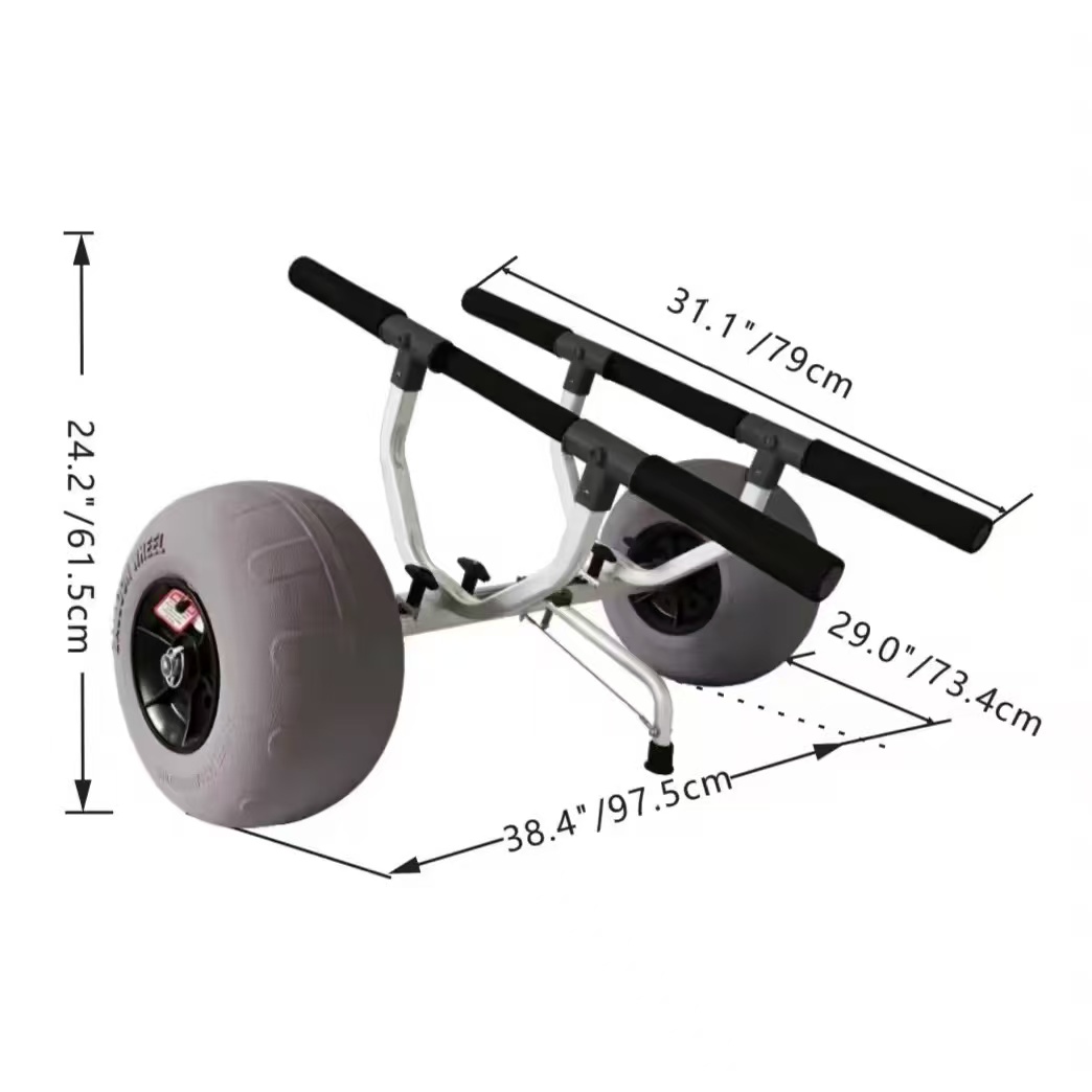 Yak Outdoors Aluminum Kayak Tr – Fishing Kayak Cart recenzja i cena