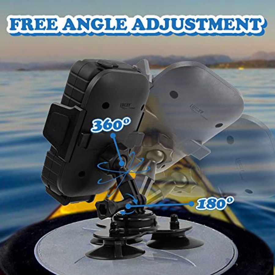 Strong Suction Phone Mount Bas – Fishing Kayak Fish Finder Mount recenzja i cena