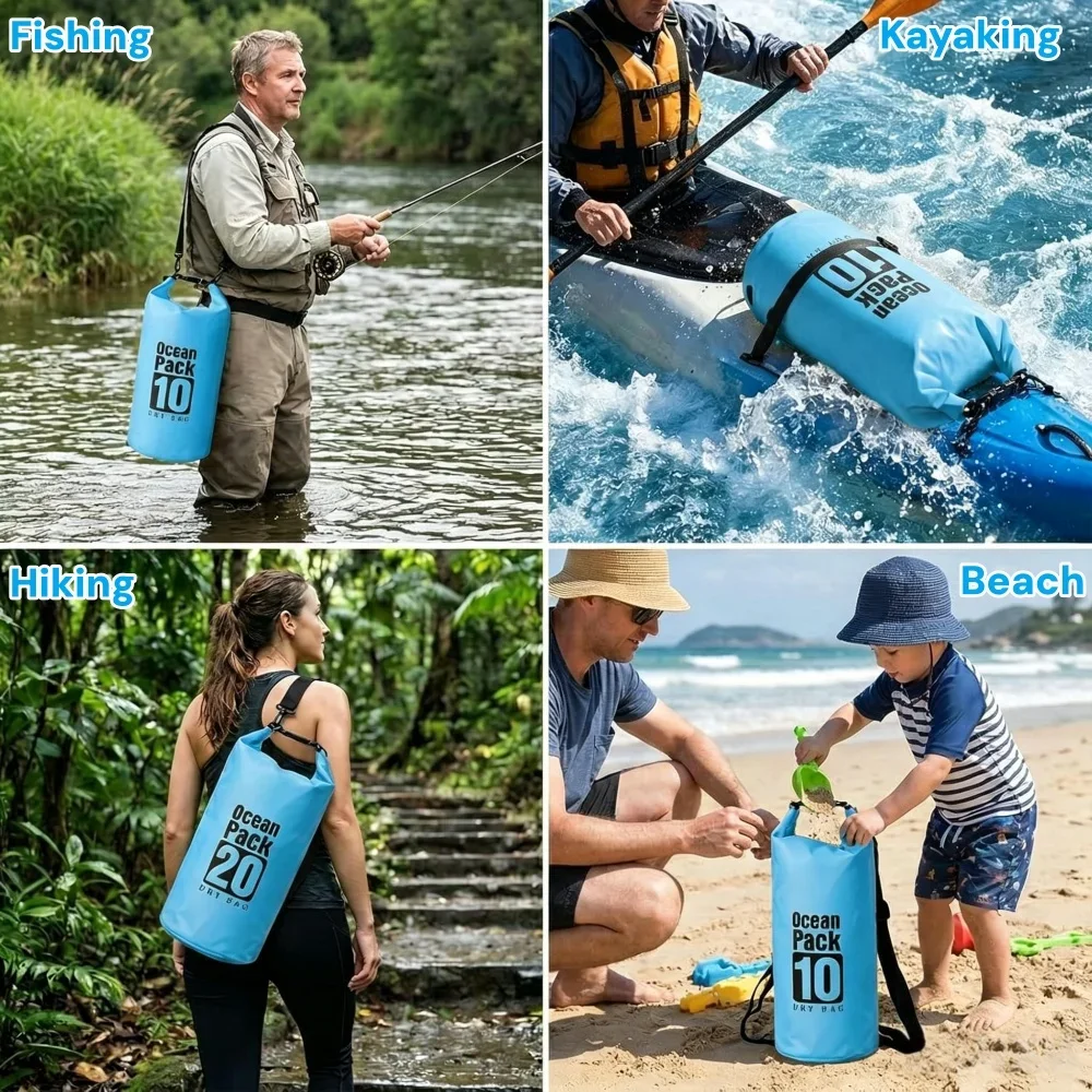 500D Waterproof Dry Bag Floati – Fishing Kayak Storage Bag recenzja i cena