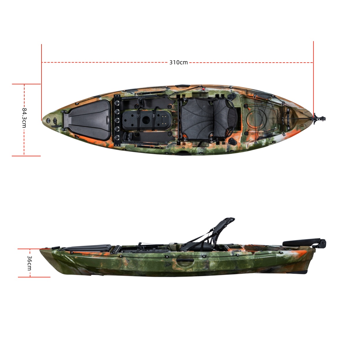 First-class Single Fishing Kay – Fishing Kayak Seat recenzja i cena