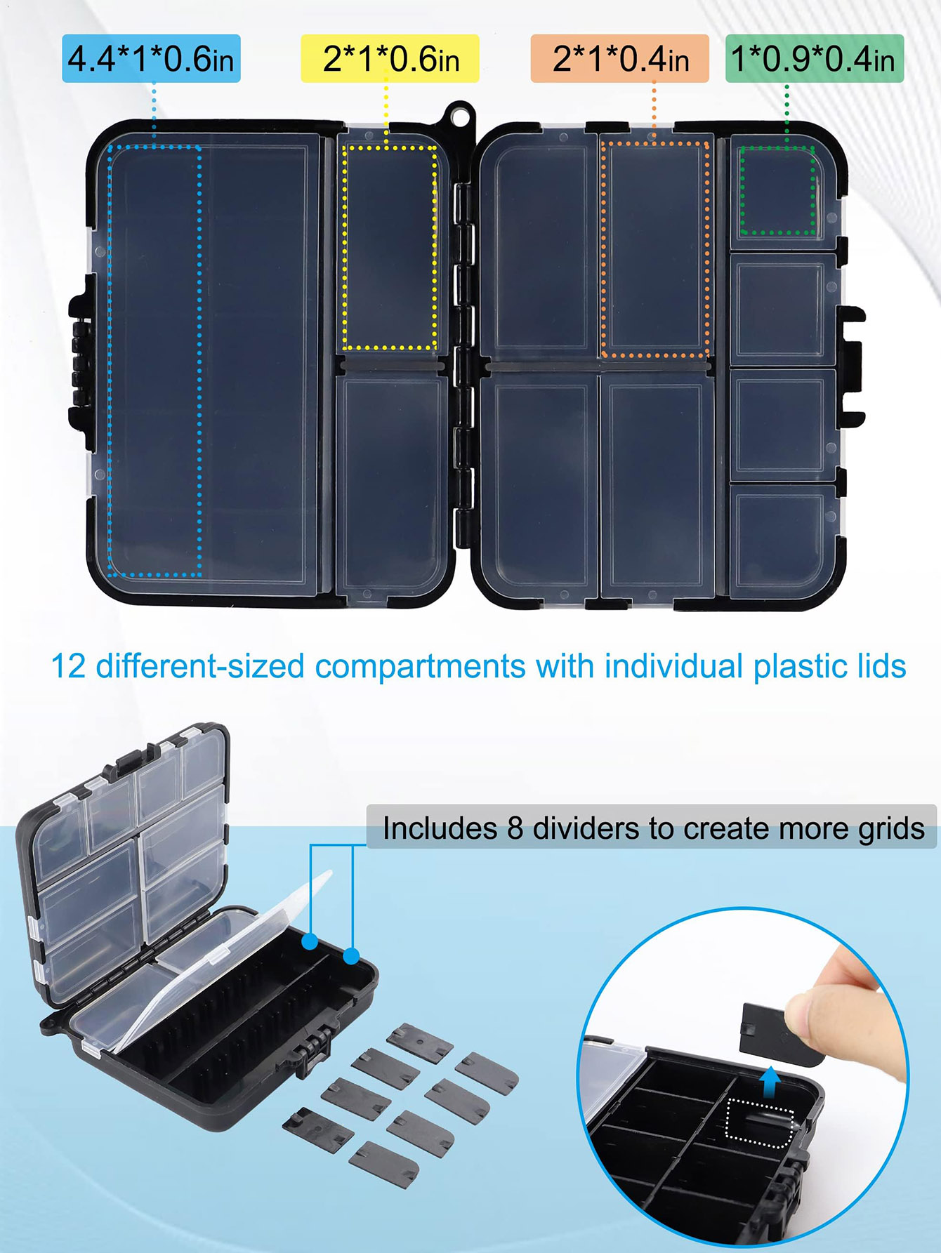 Small Tackle Box Organizer Min – Fishing Kayak Crate recenzja i cena